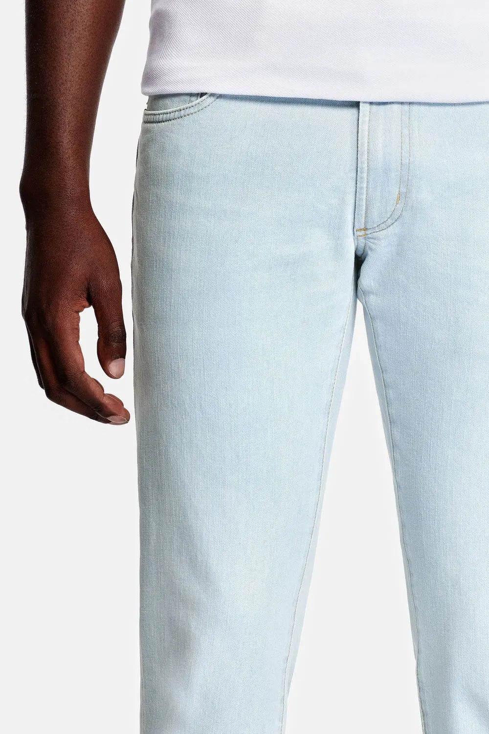 Five-Pocket Straight Jeans