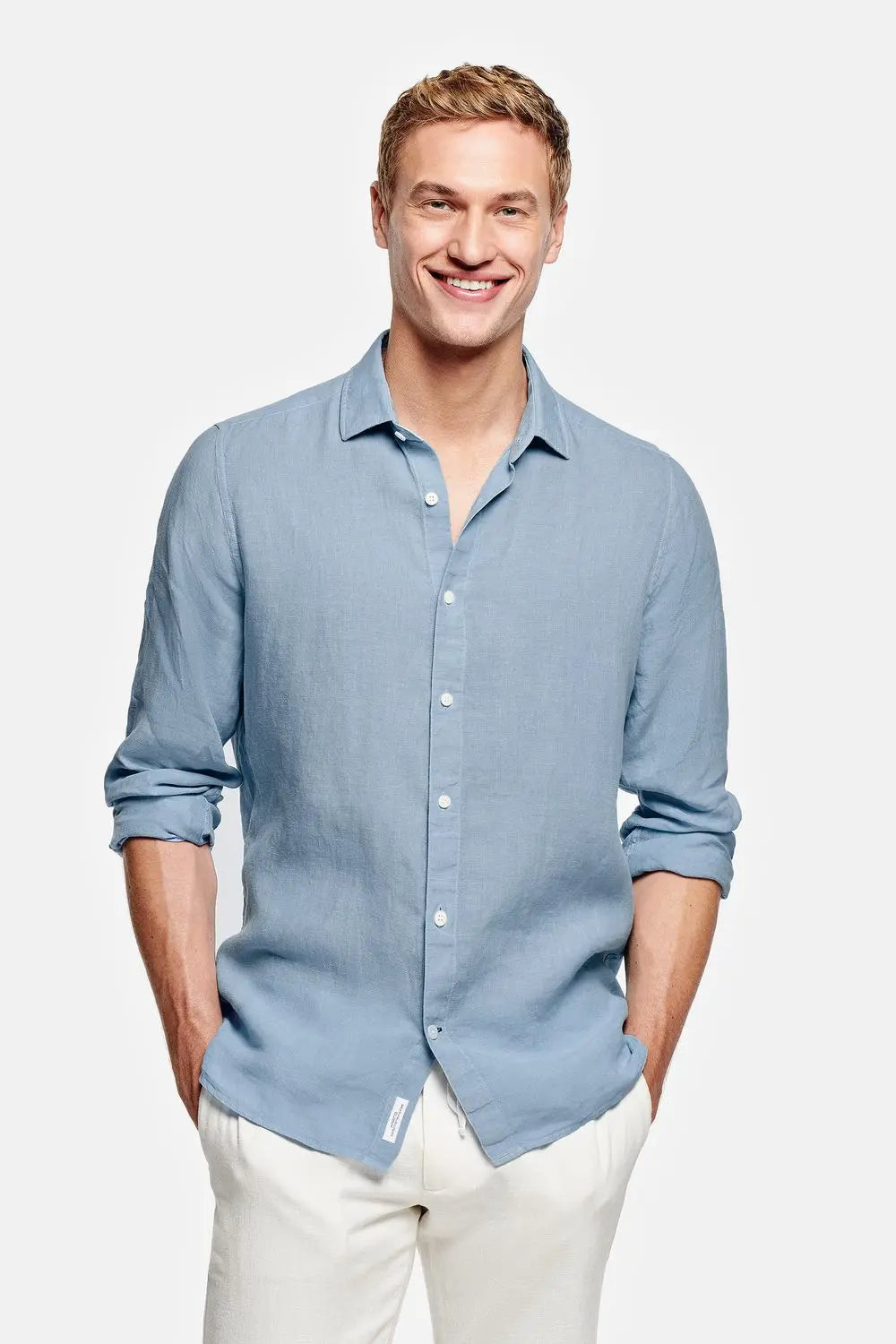 Linen Button-Up, Regular Fit