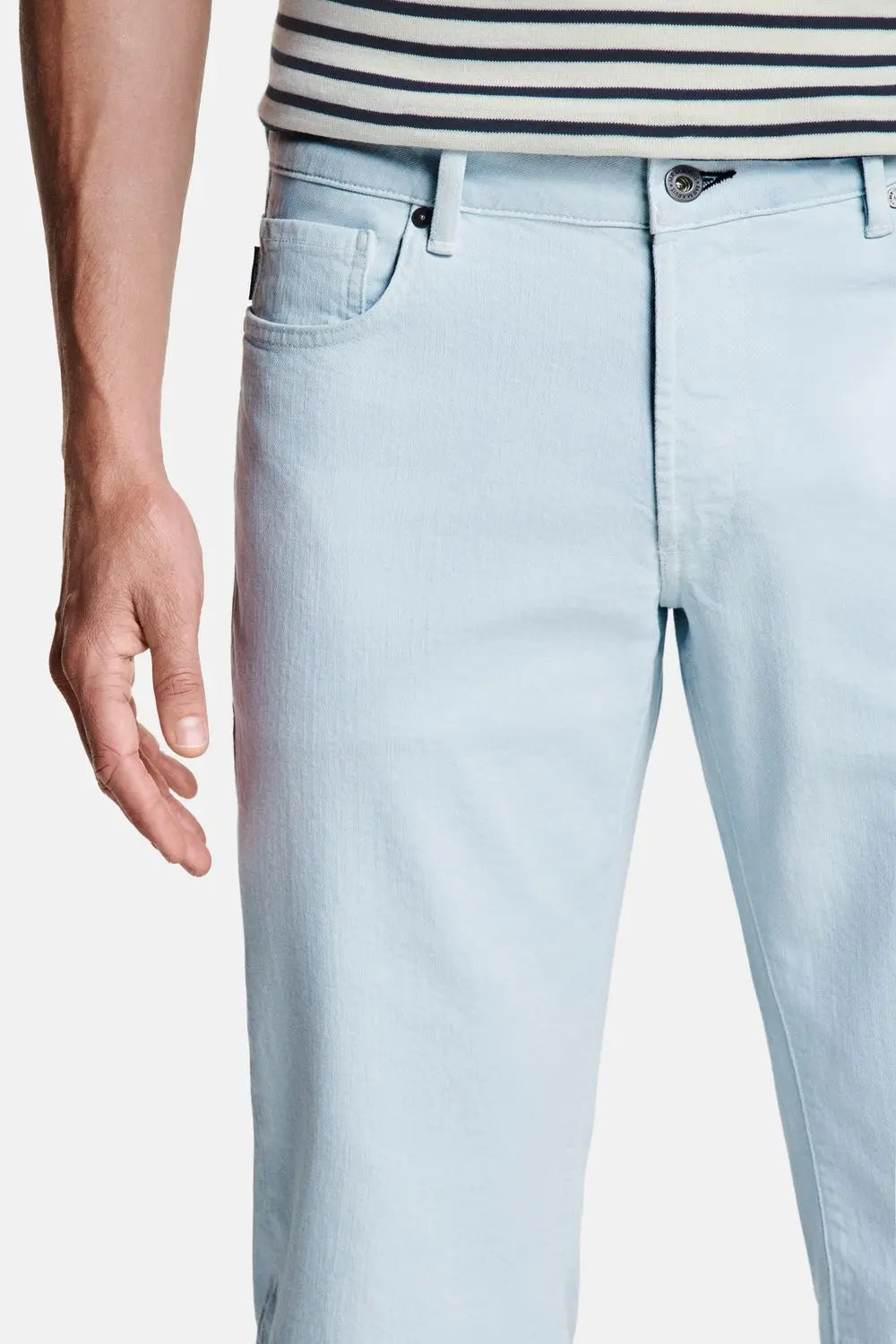 Five-Pocket Colored Denim