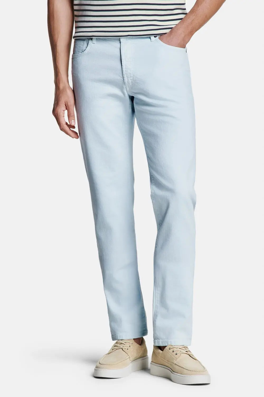 Five-Pocket Colored Denim