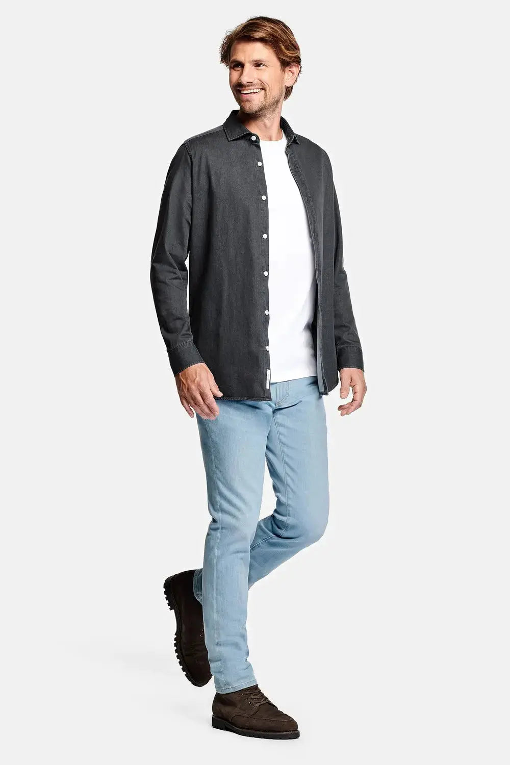 Five-Pocket Straight Jeans