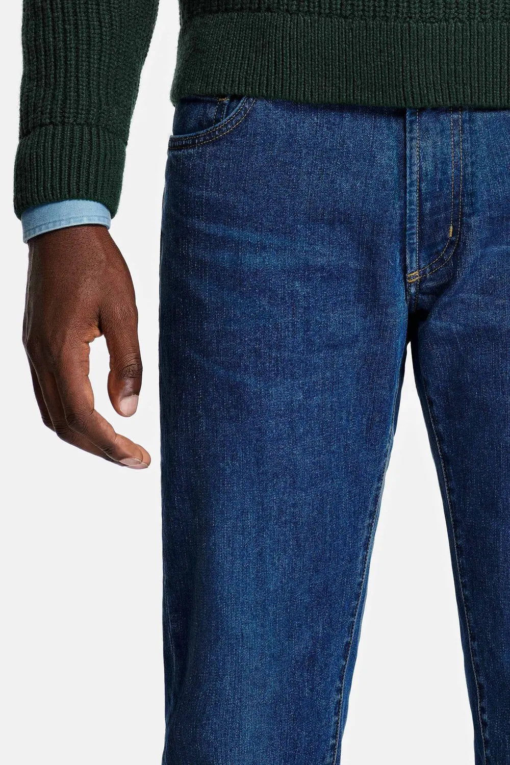 Five-Pocket Straight Jeans