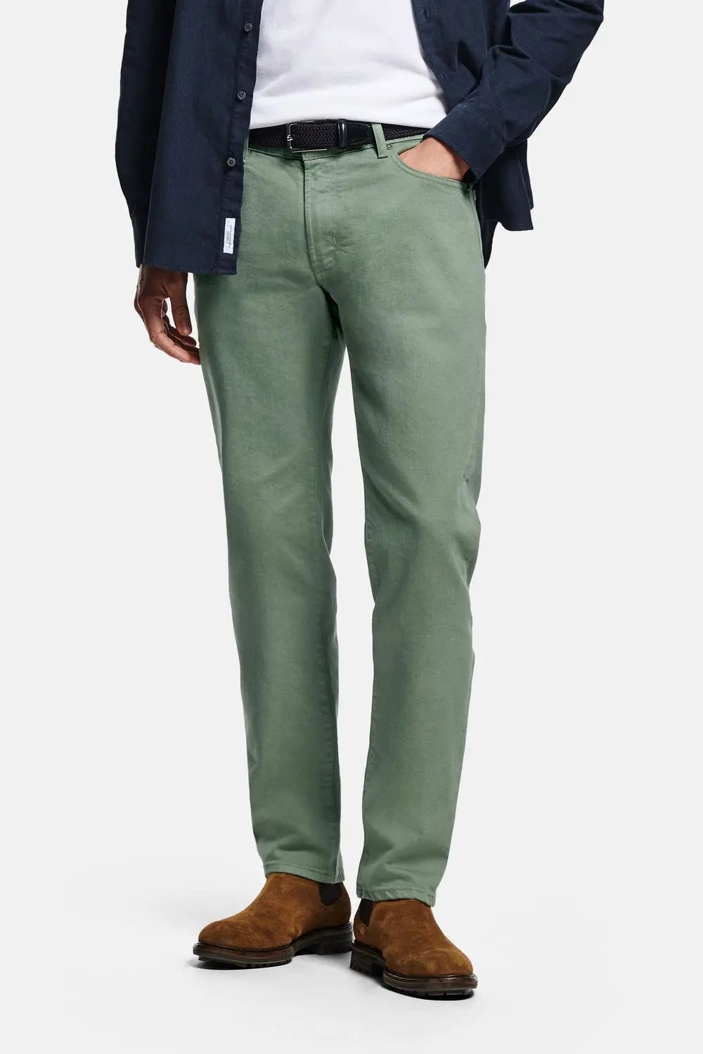 Five-Pocket Colored Denim