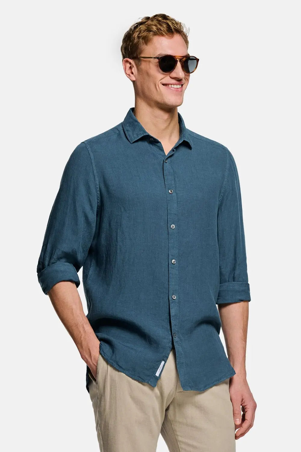 Linen Button-Up, Regular Fit