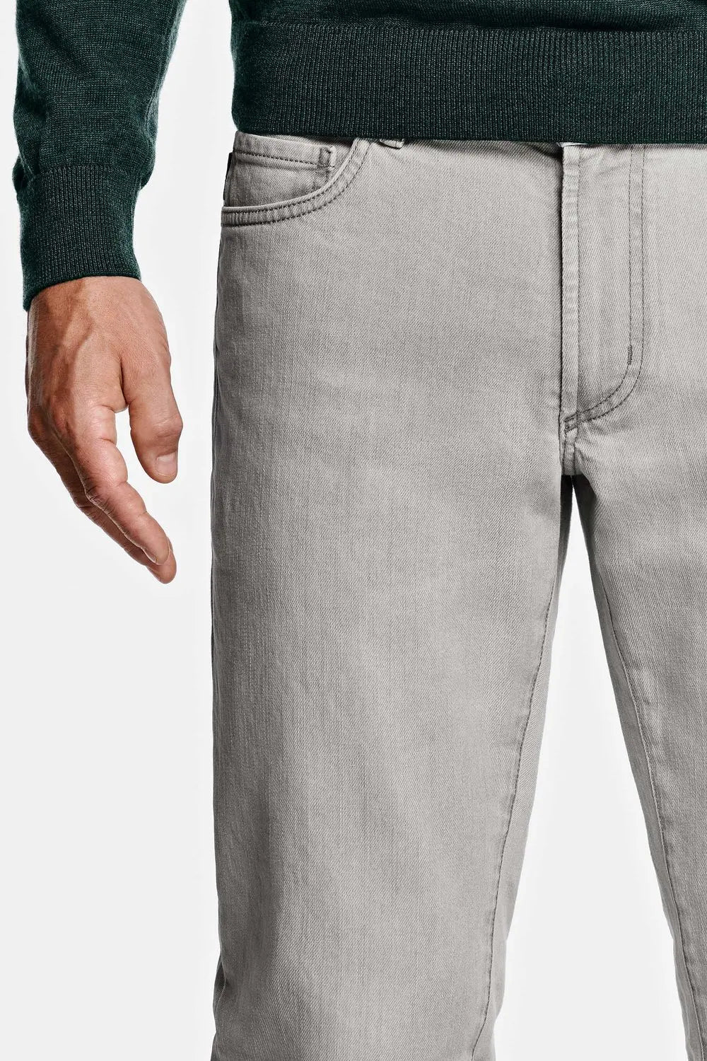 Five-Pocket Straight Jeans