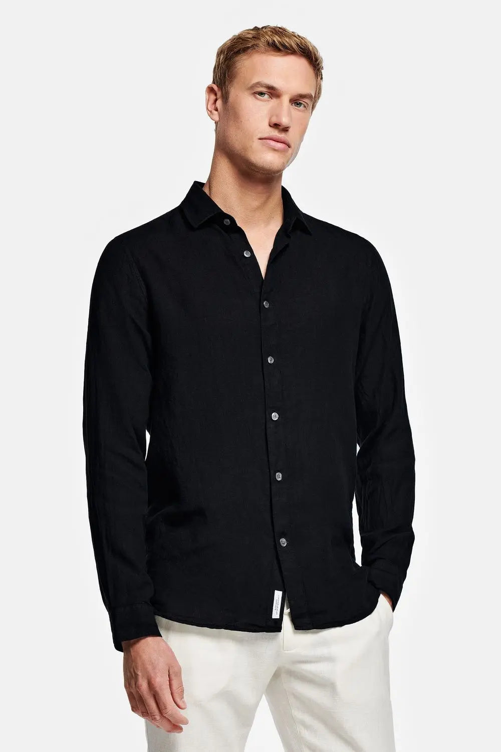Linen Button-Up, Regular Fit