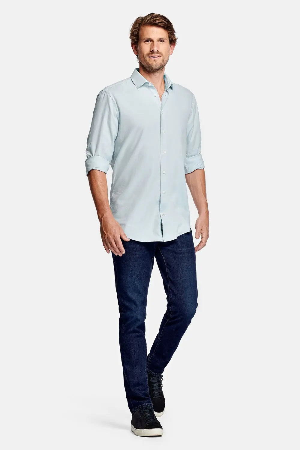Five-Pocket Straight Jeans
