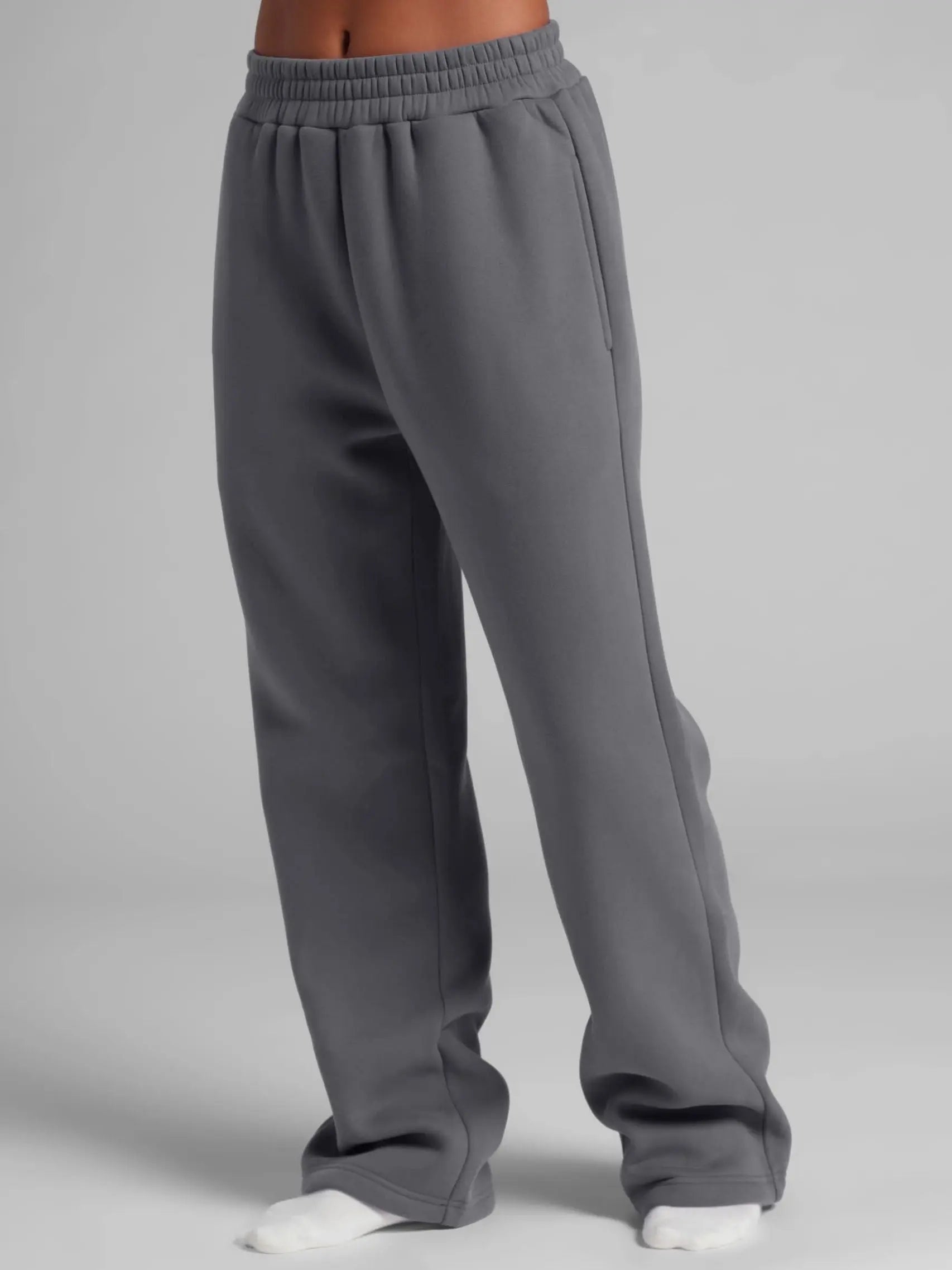 Straight-Leg Sweatpants