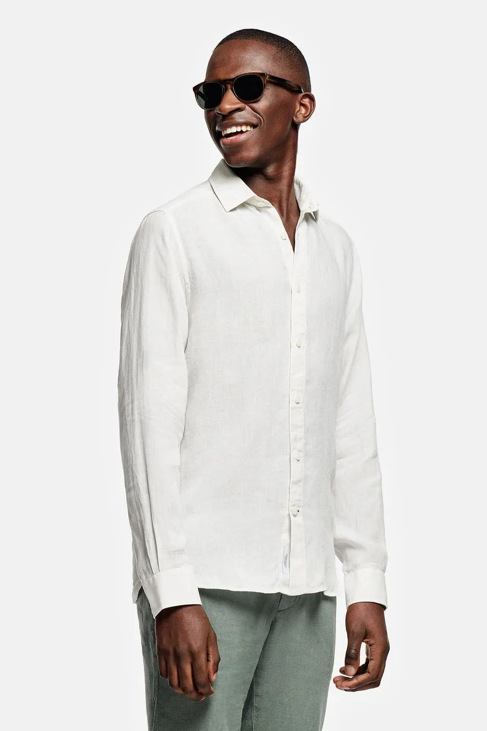 Linen Button-Up, Regular Fit