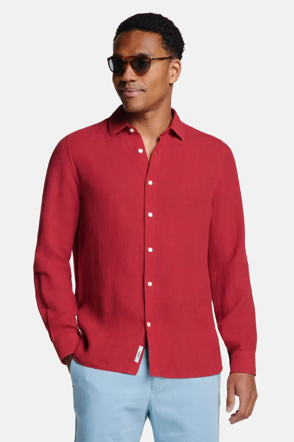 Linen Button-Up, Regular Fit