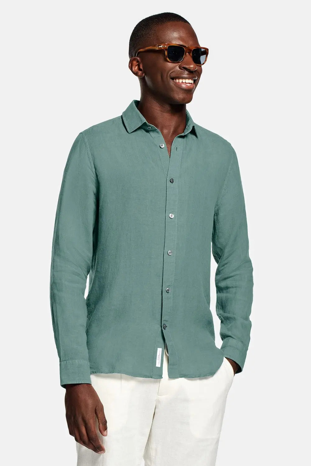 Linen Button-Up, Regular Fit