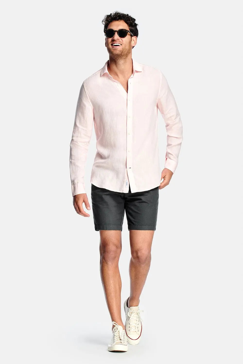 Linen Button-Up, Regular Fit