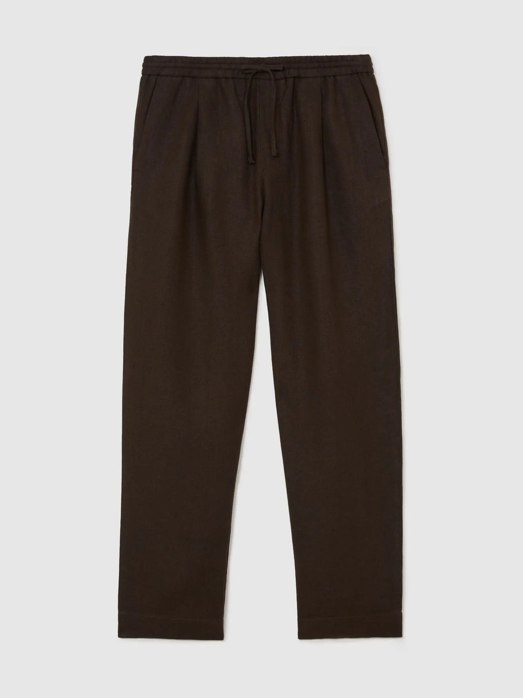 Washed Linen Trousers, Relaxed Fit