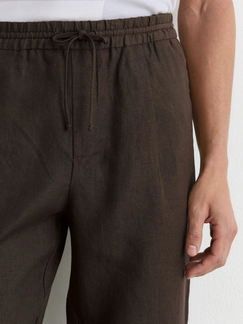 Washed Linen Trousers, Relaxed Fit