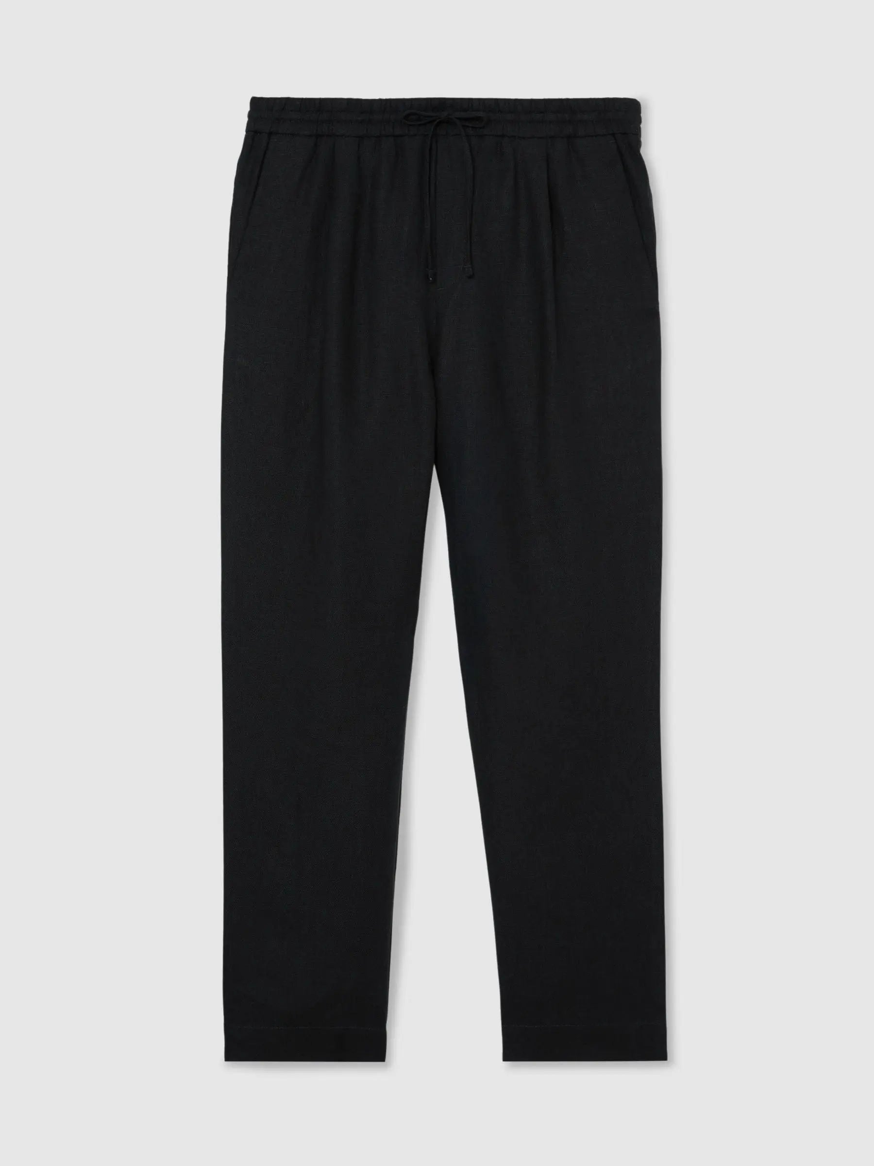 Washed Linen Trousers, Relaxed Fit