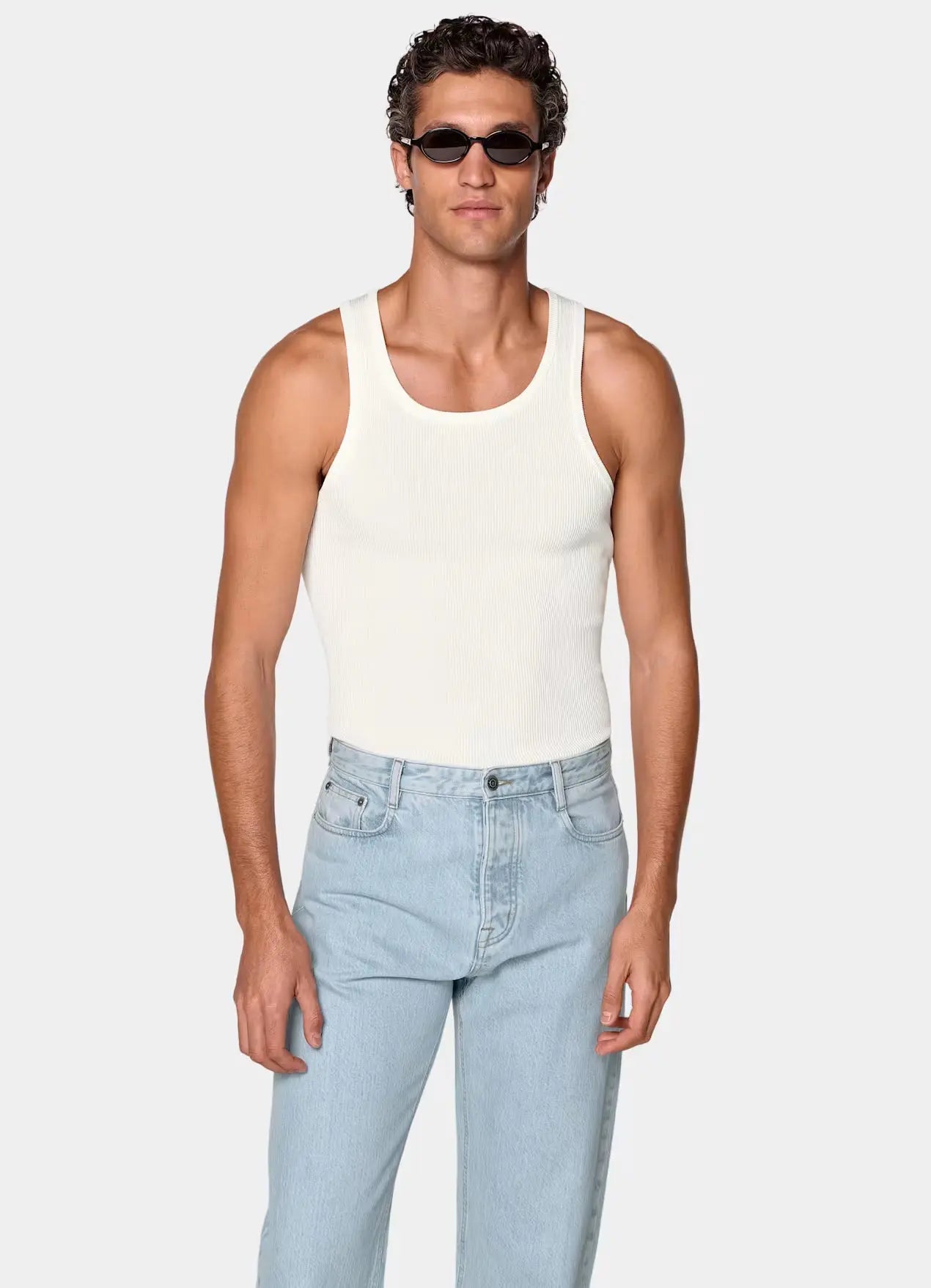 Ribbed Cotton Tank