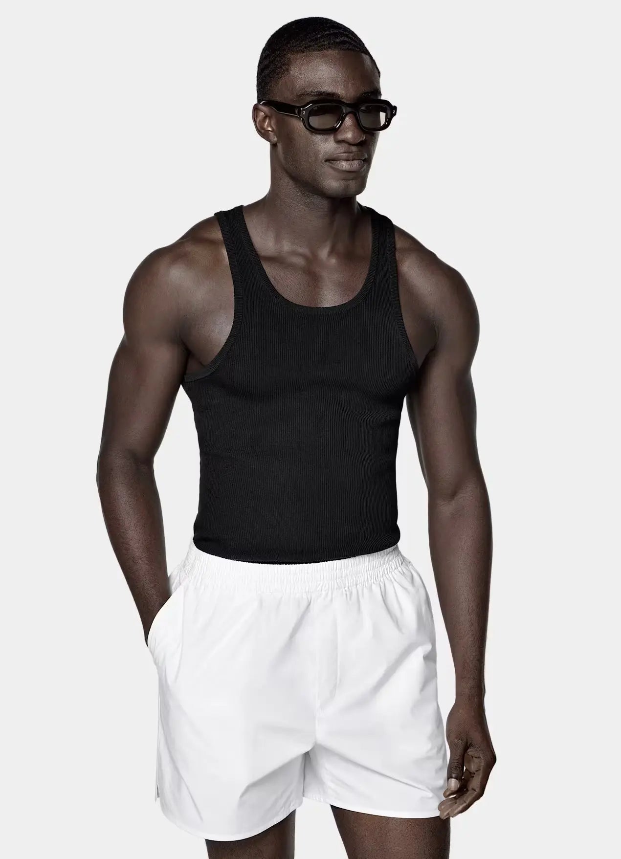 Ribbed Cotton Tank