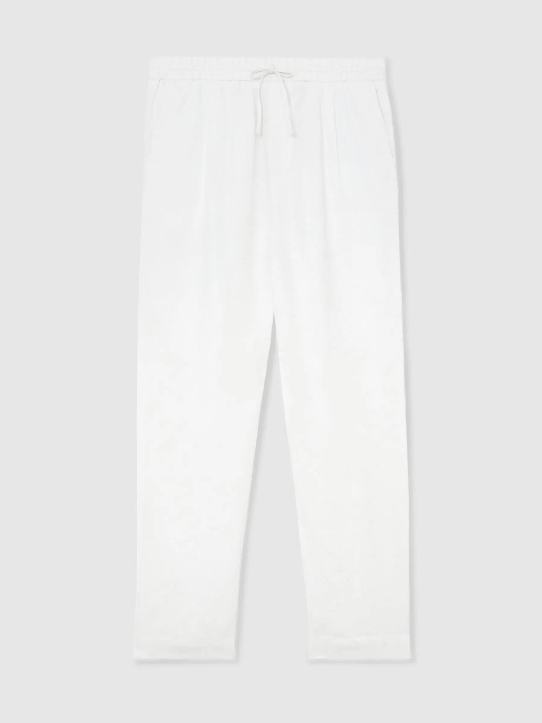 Washed Linen Trousers, Relaxed Fit