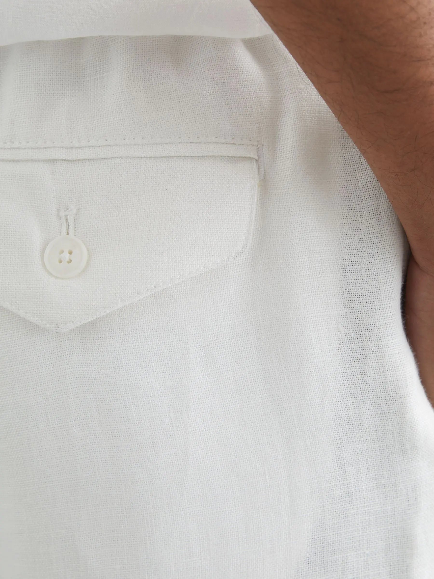 Washed Linen Trousers, Relaxed Fit