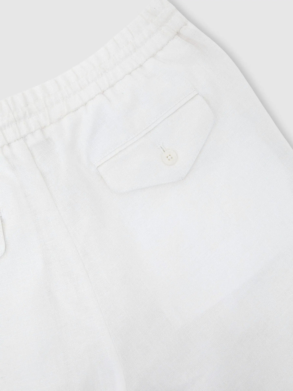 Washed Linen Trousers, Relaxed Fit
