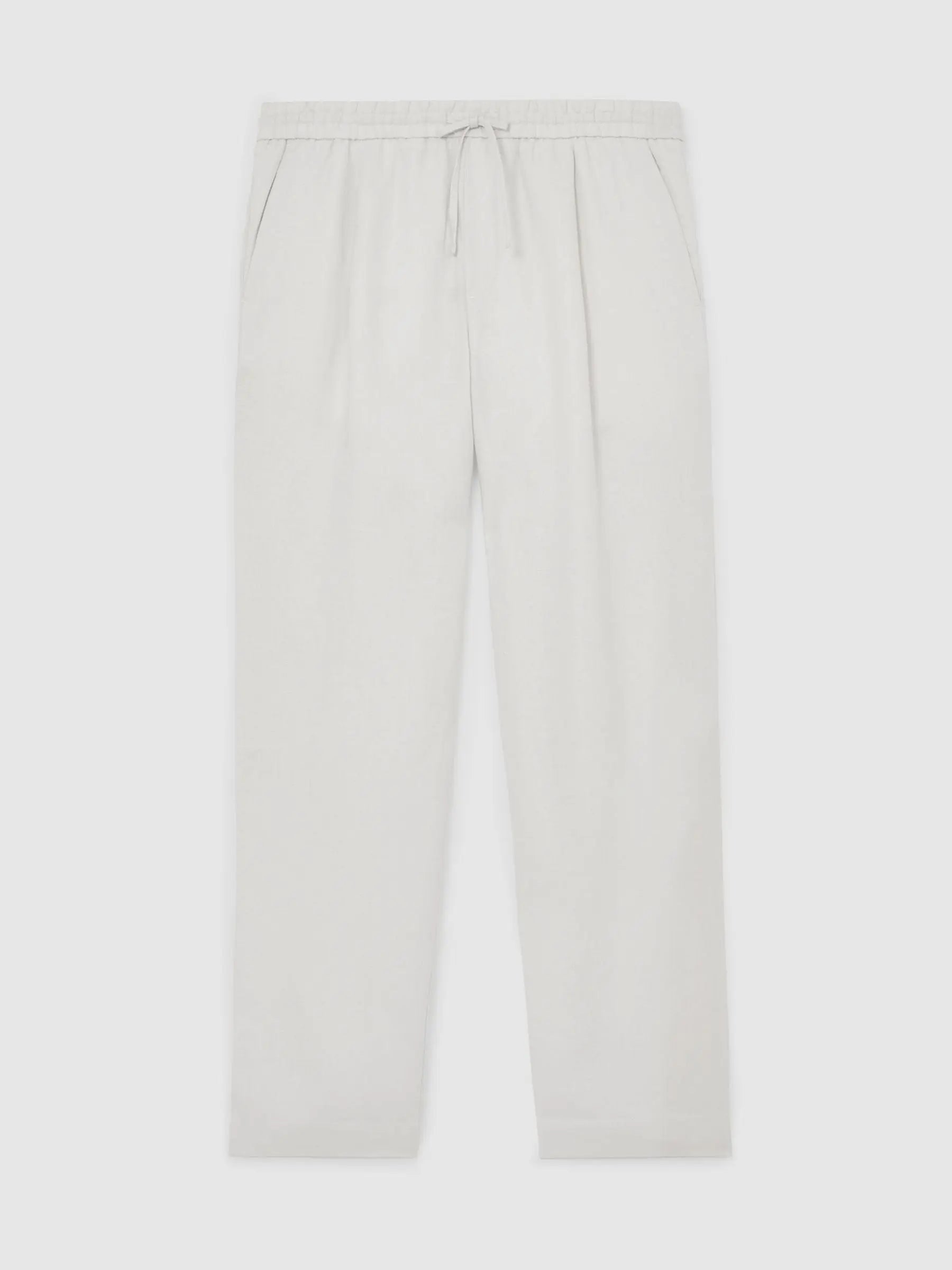 Washed Linen Trousers, Relaxed Fit
