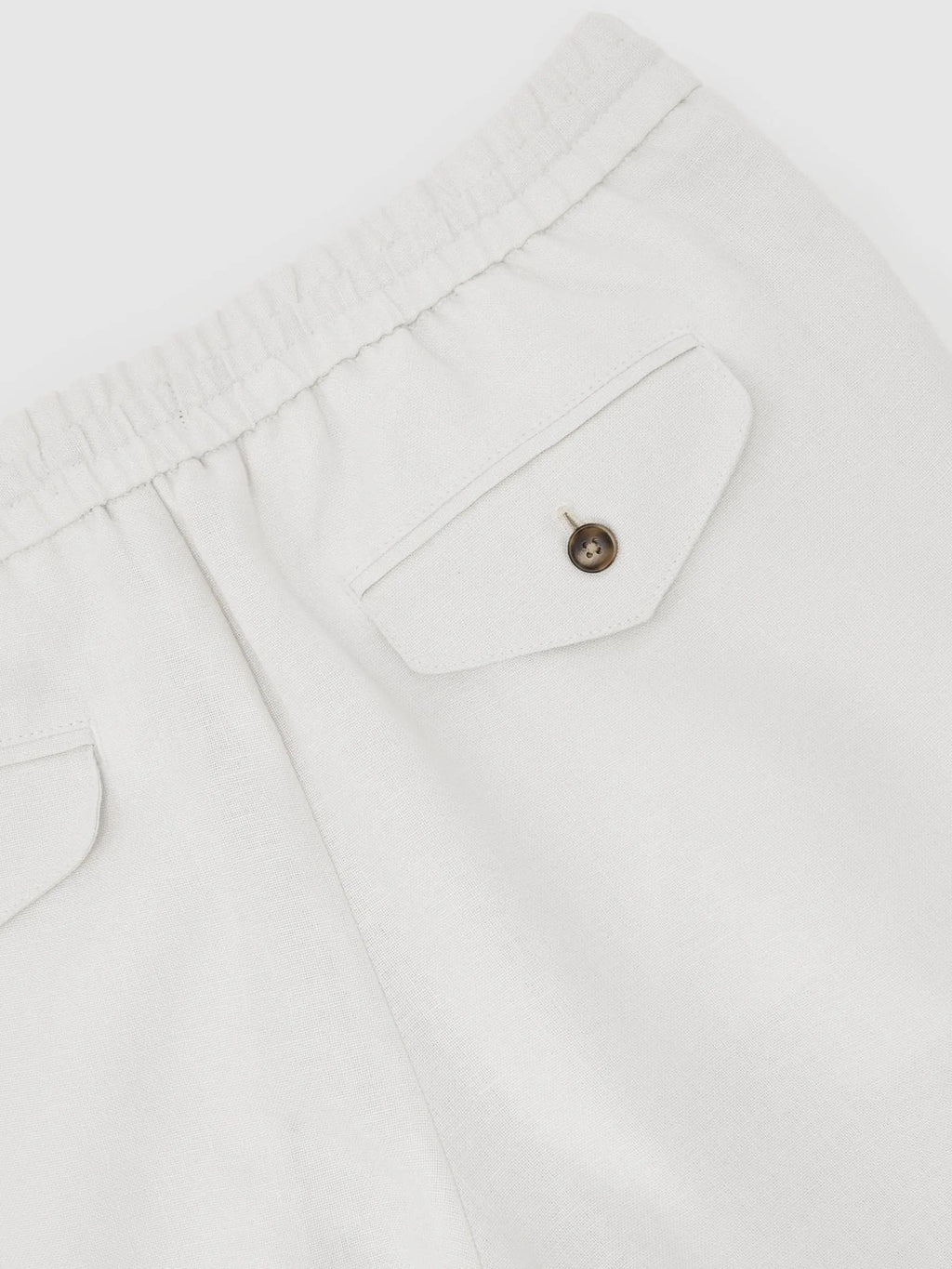 Washed Linen Trousers, Relaxed Fit