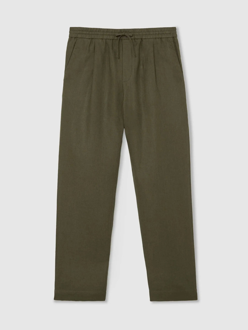 Washed Linen Trousers, Relaxed Fit