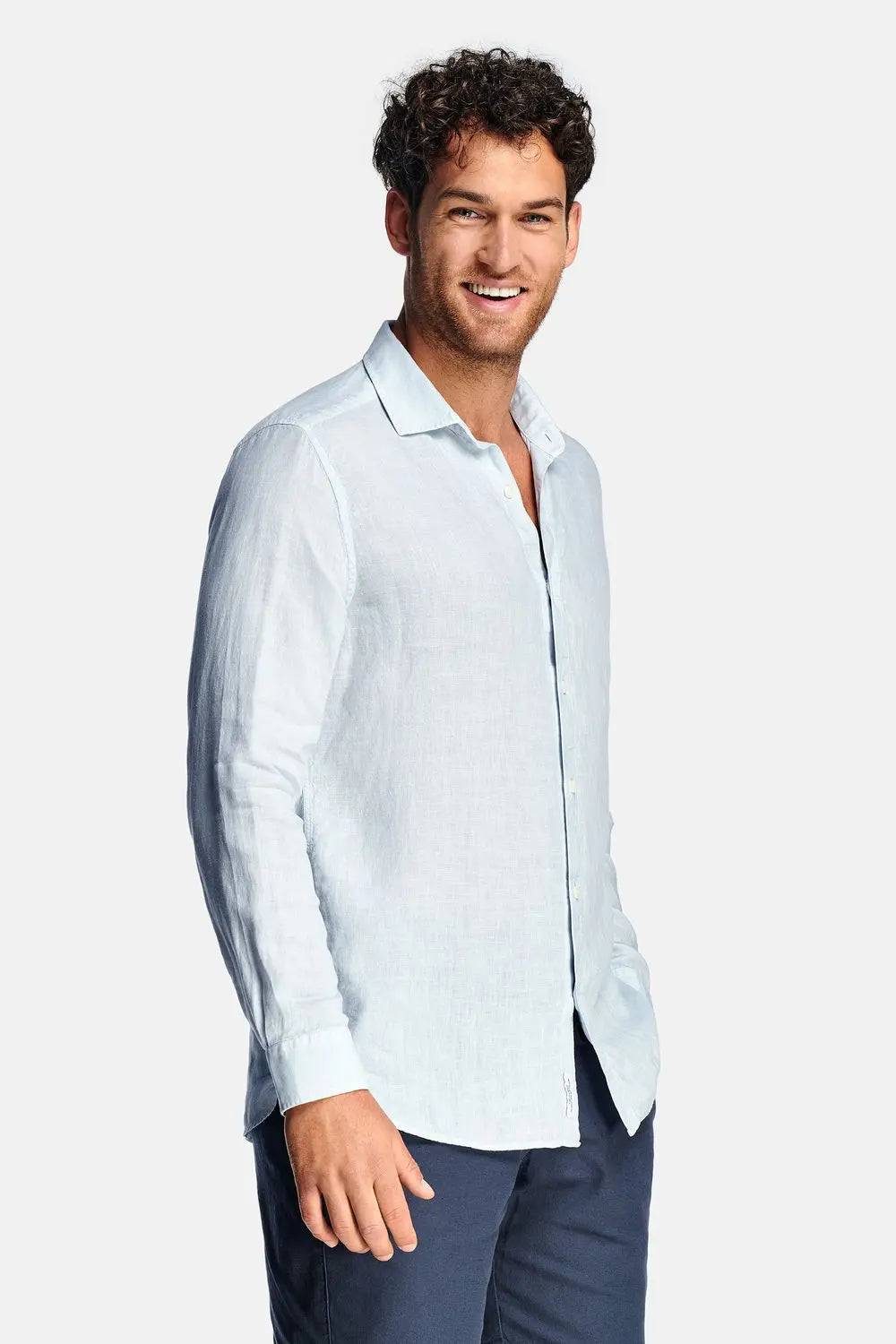 Linen Button-Up, Regular Fit