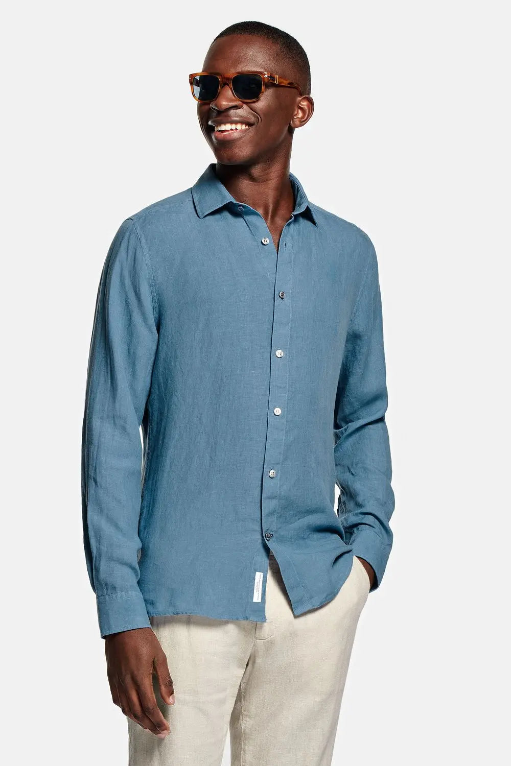 Linen Button-Up, Regular Fit