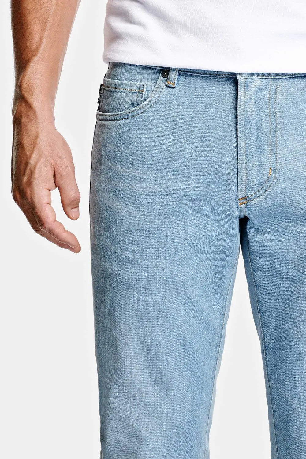 Five-Pocket Straight Jeans