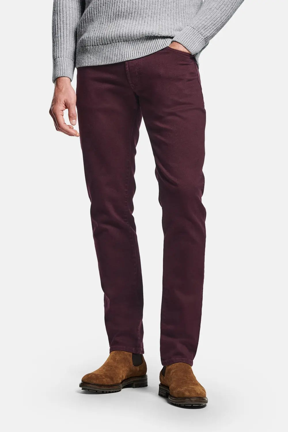 Five-Pocket Colored Denim