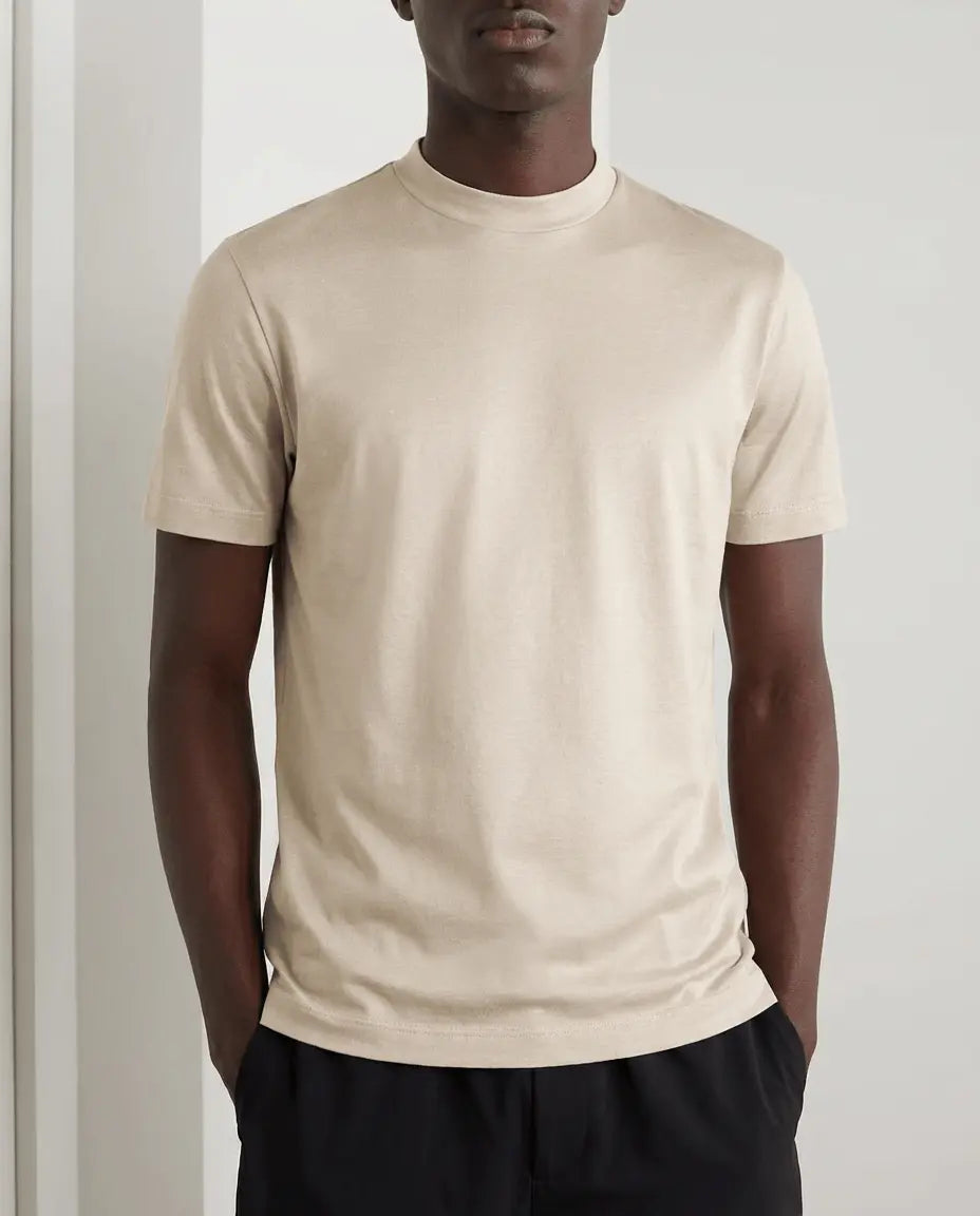Mercerized Cotton Tee, 3-Pack
