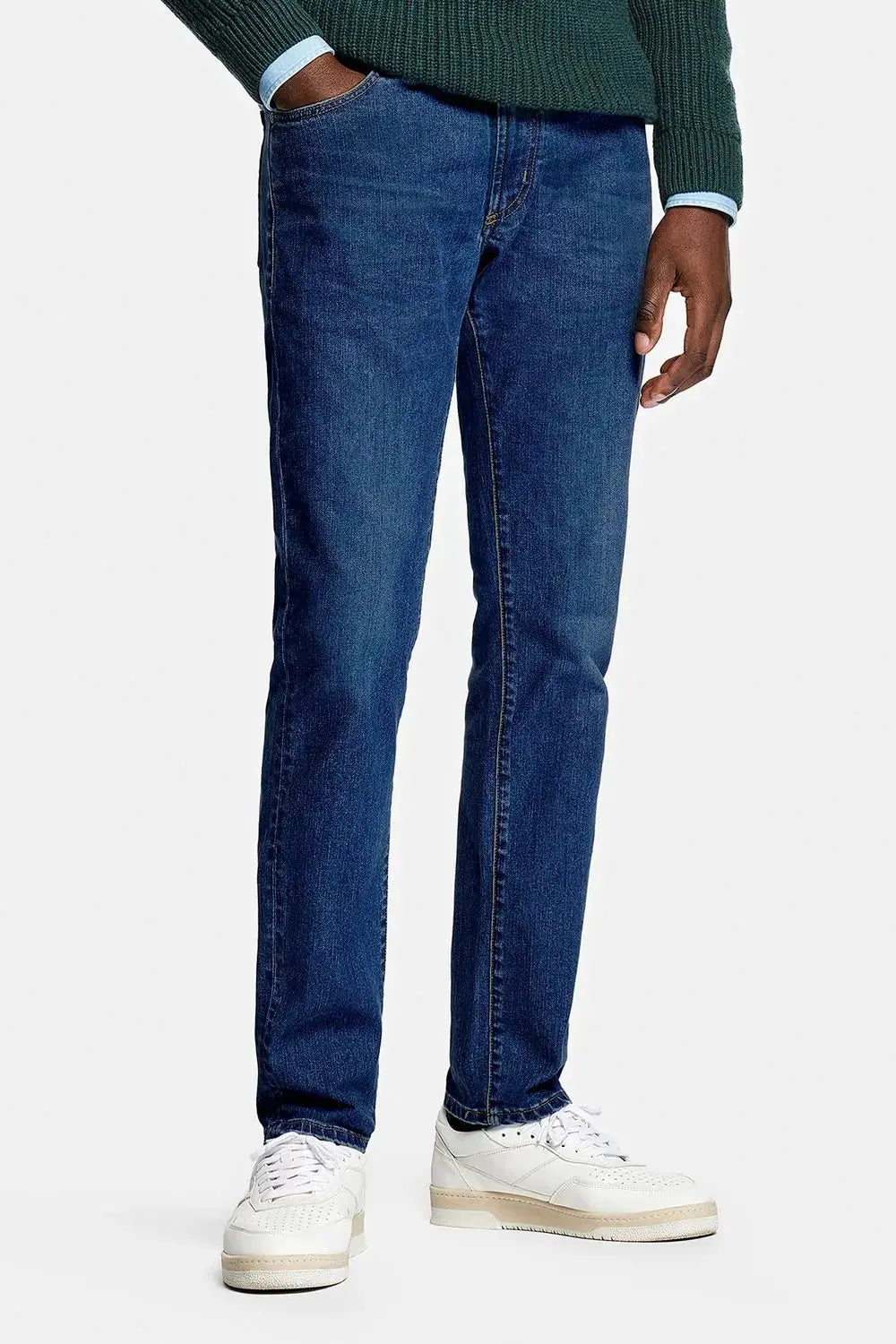 Five-Pocket Straight Jeans