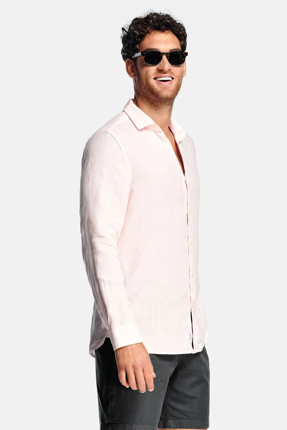 Linen Button-Up, Regular Fit