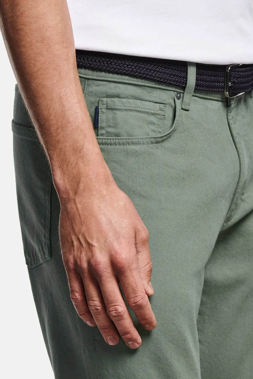 Five-Pocket Colored Denim