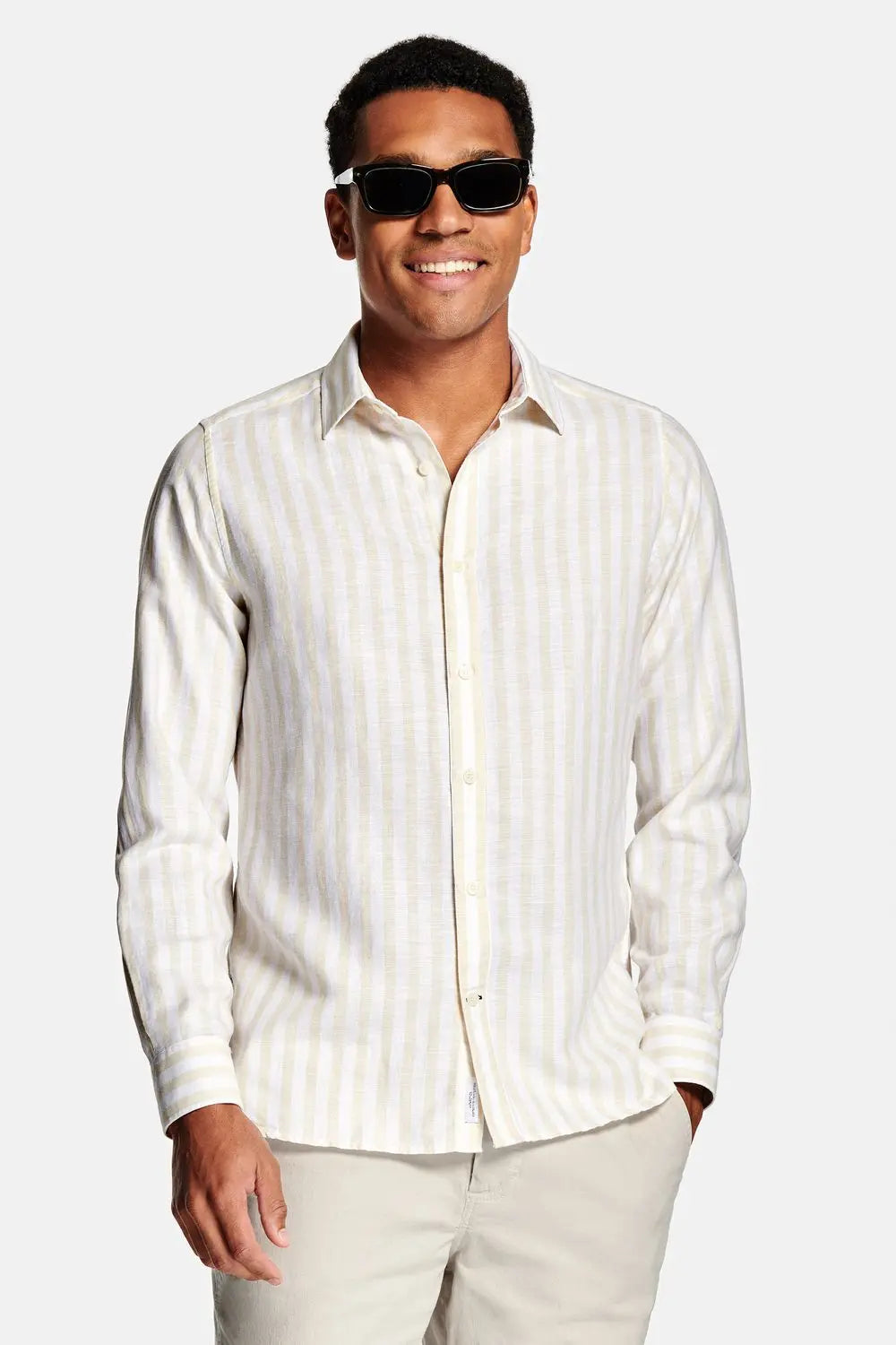 Linen Button-Up, Regular Fit