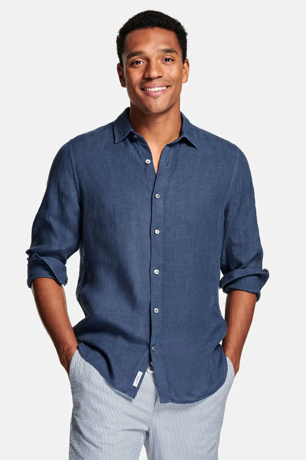 Linen Button-Up, Regular Fit