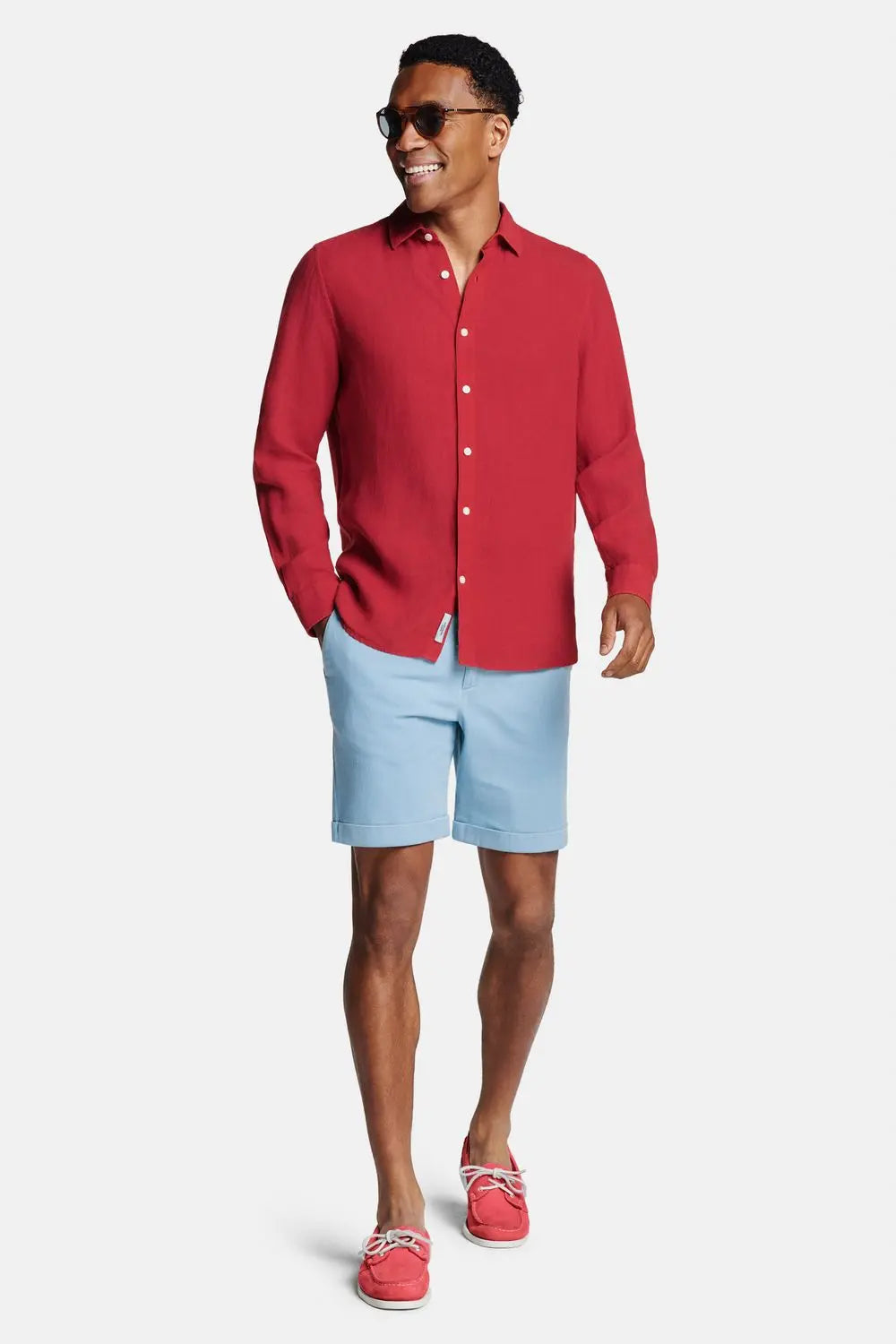 Linen Button-Up, Regular Fit