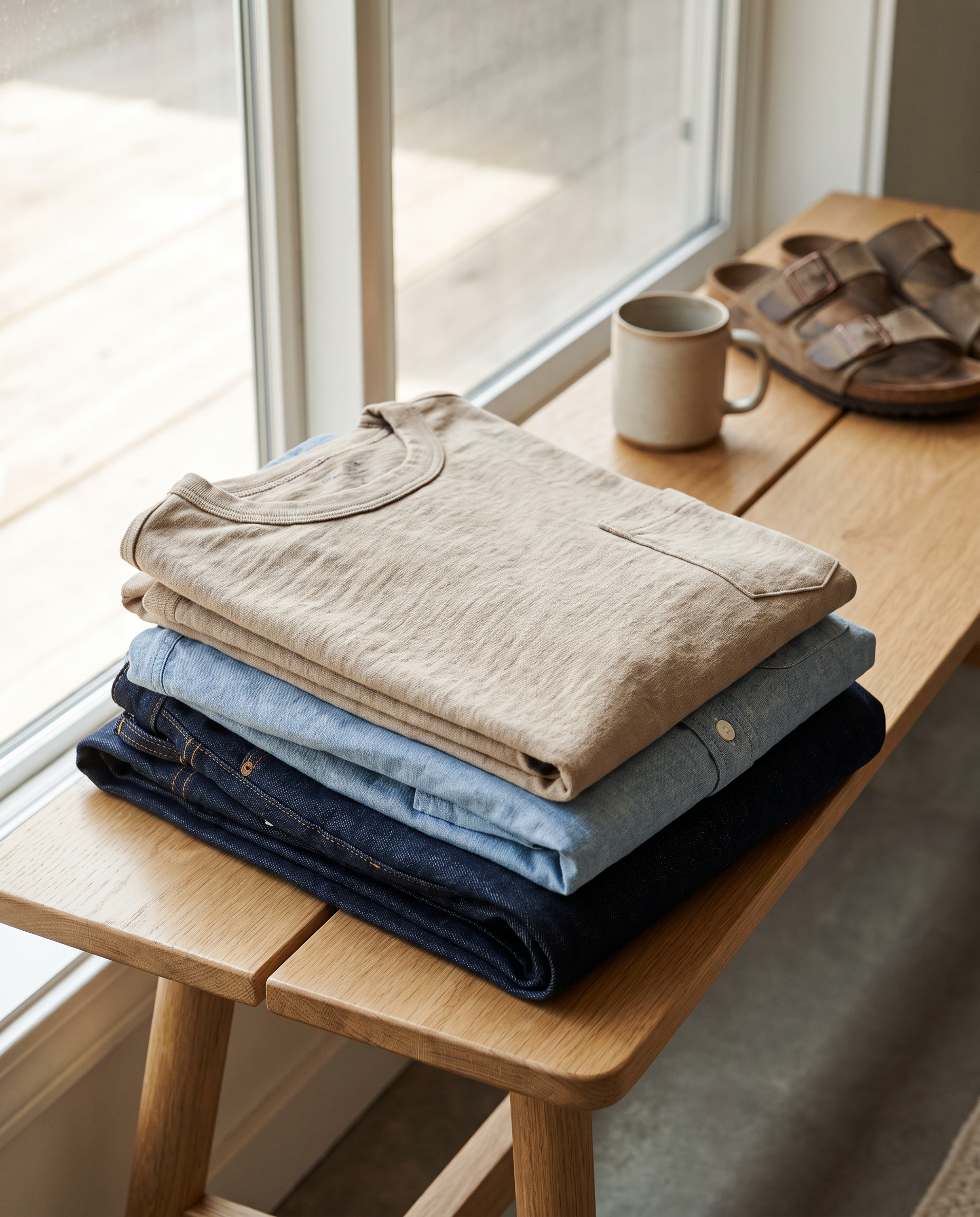 Later Than Usual folded basics