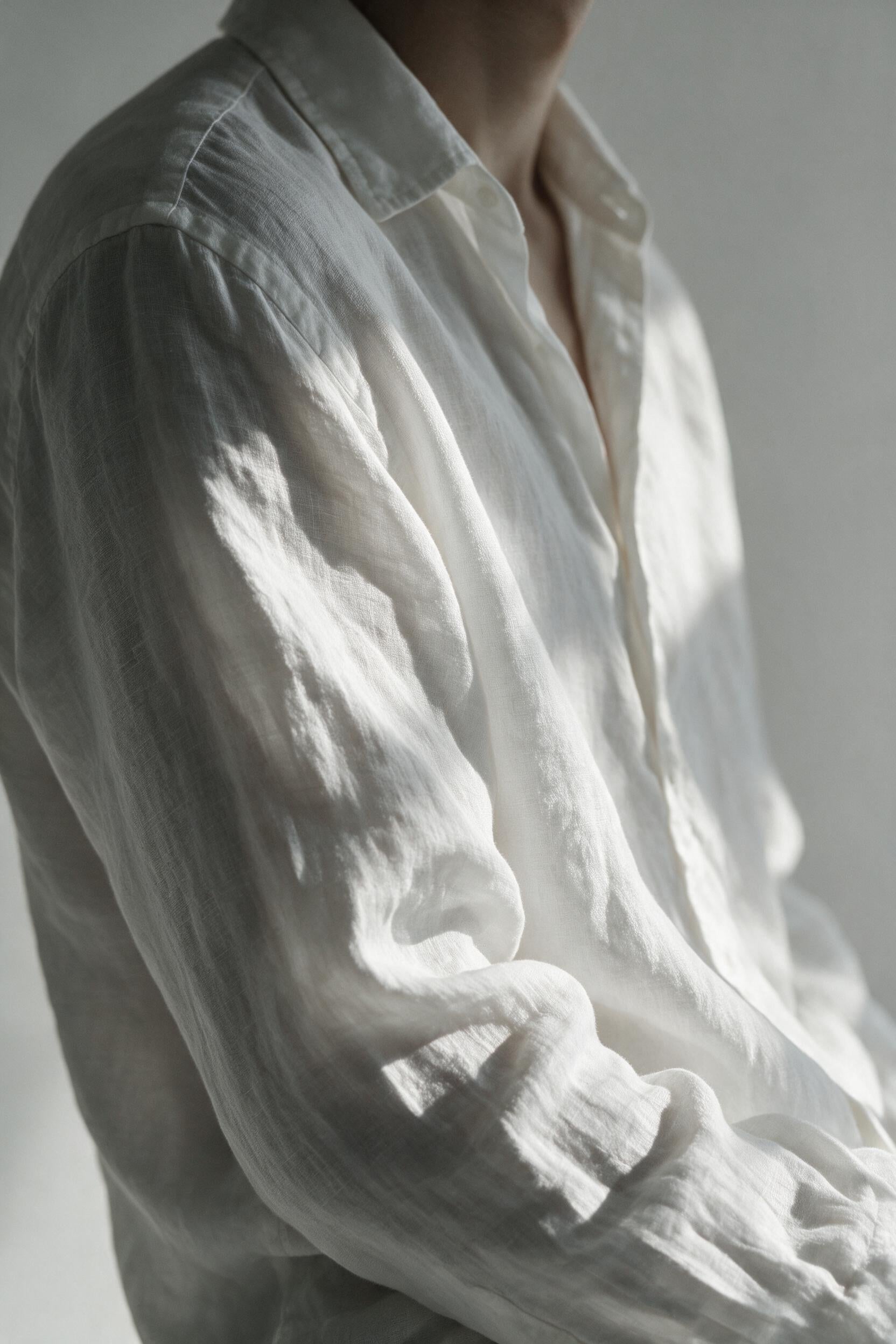 Linen Button-Up close-up