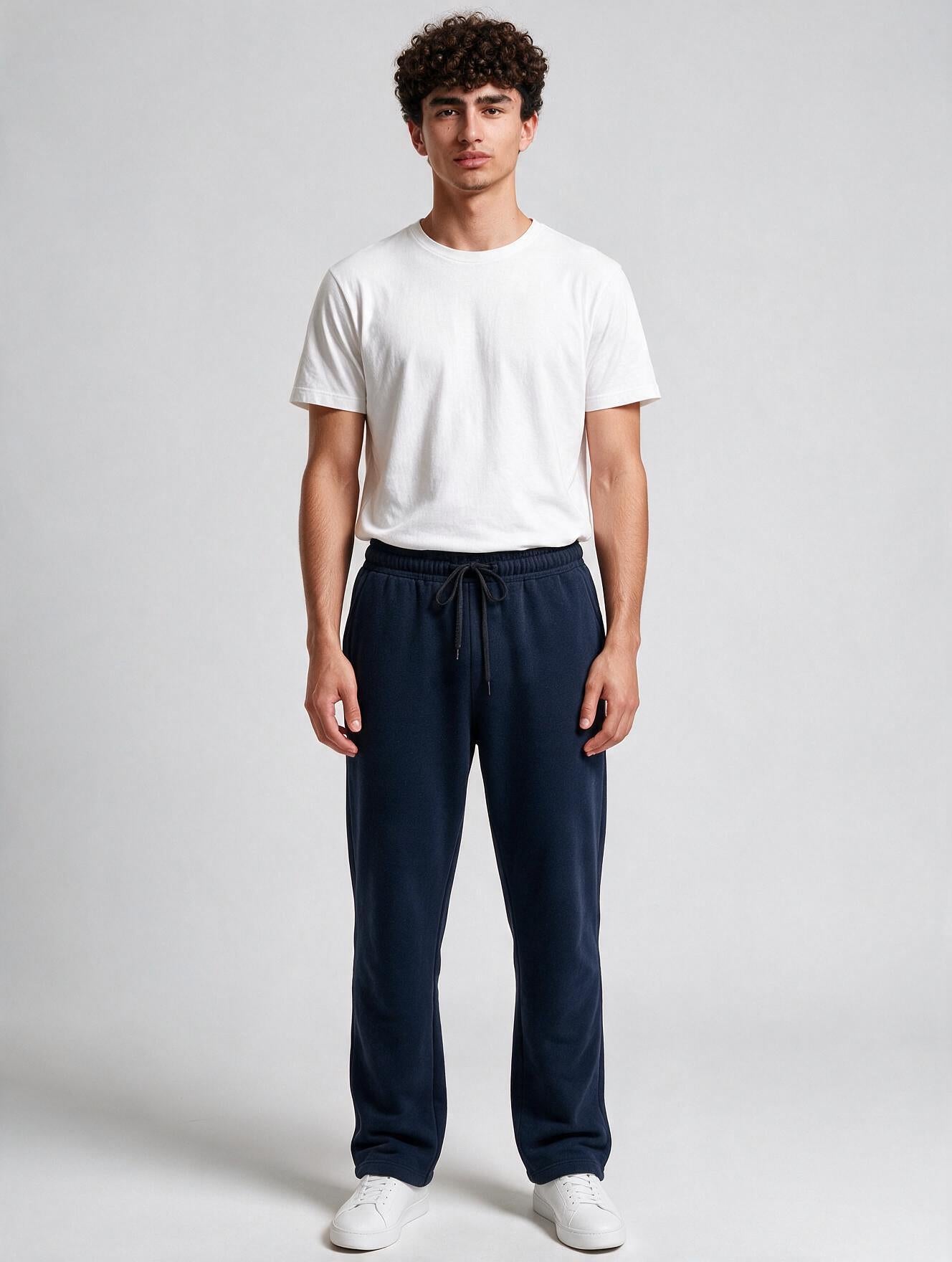 Straight-Leg Sweatpants