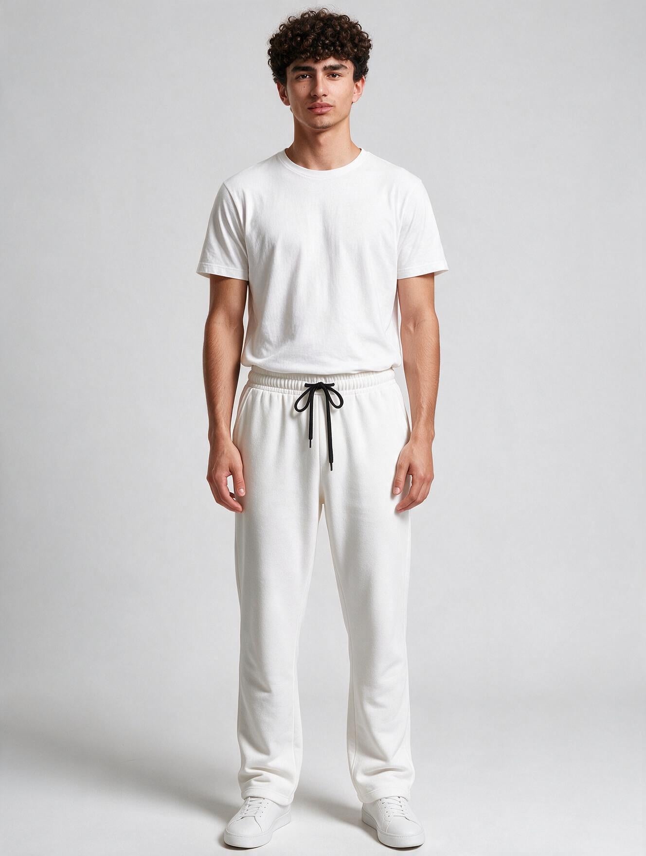 Straight-Leg Sweatpants