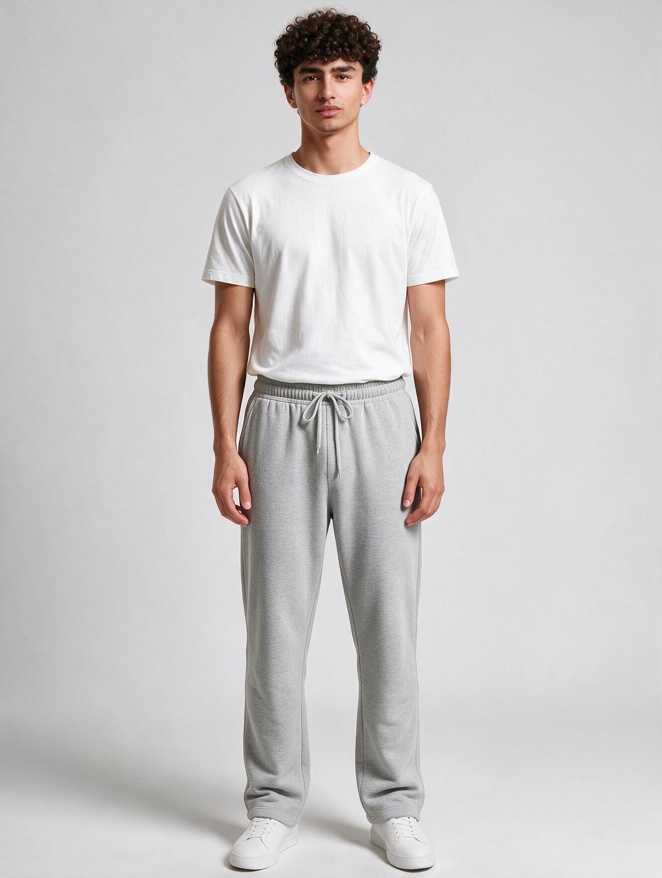 Straight-Leg Sweatpants