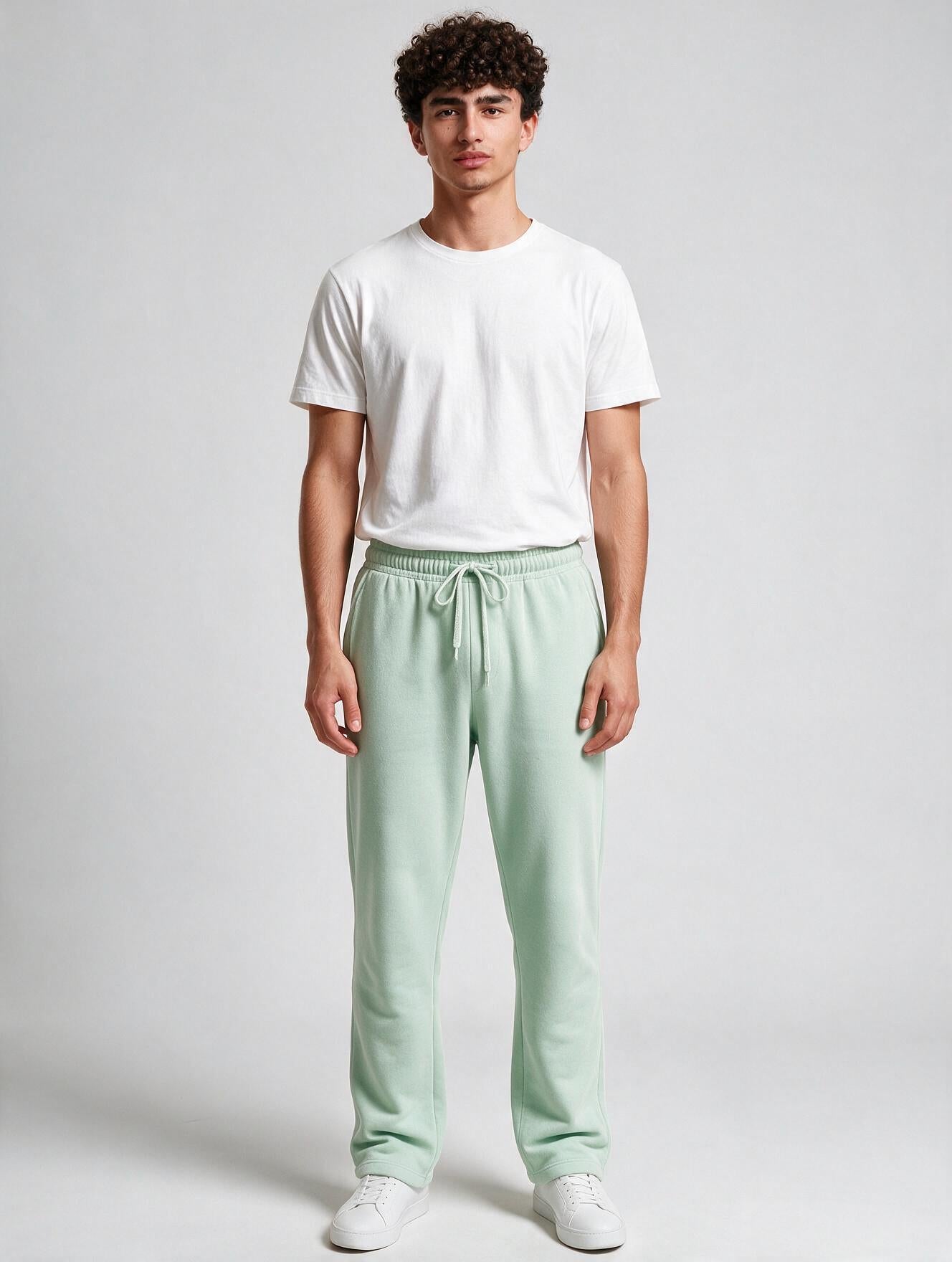 Straight-Leg Sweatpants