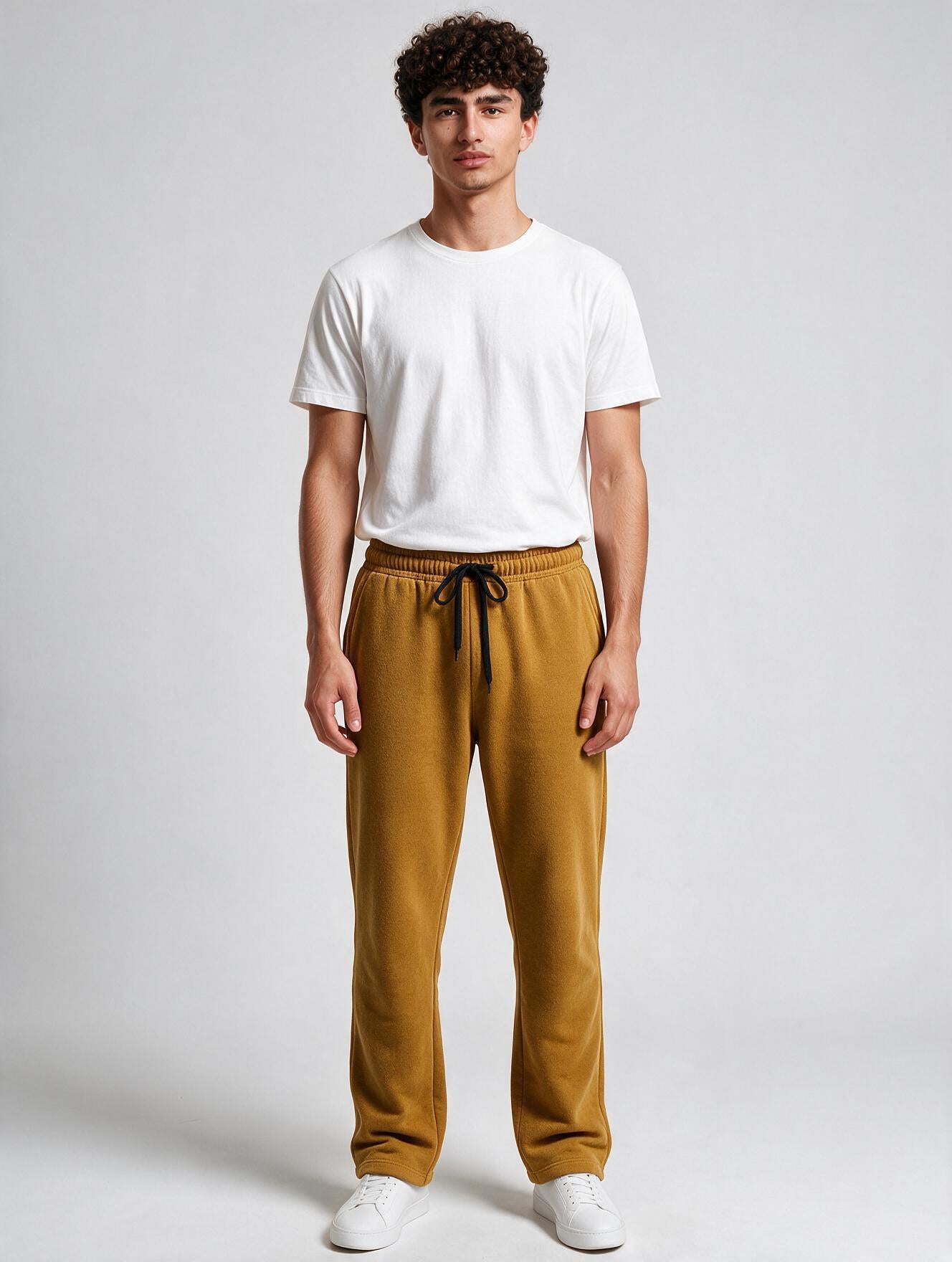 Straight-Leg Sweatpants