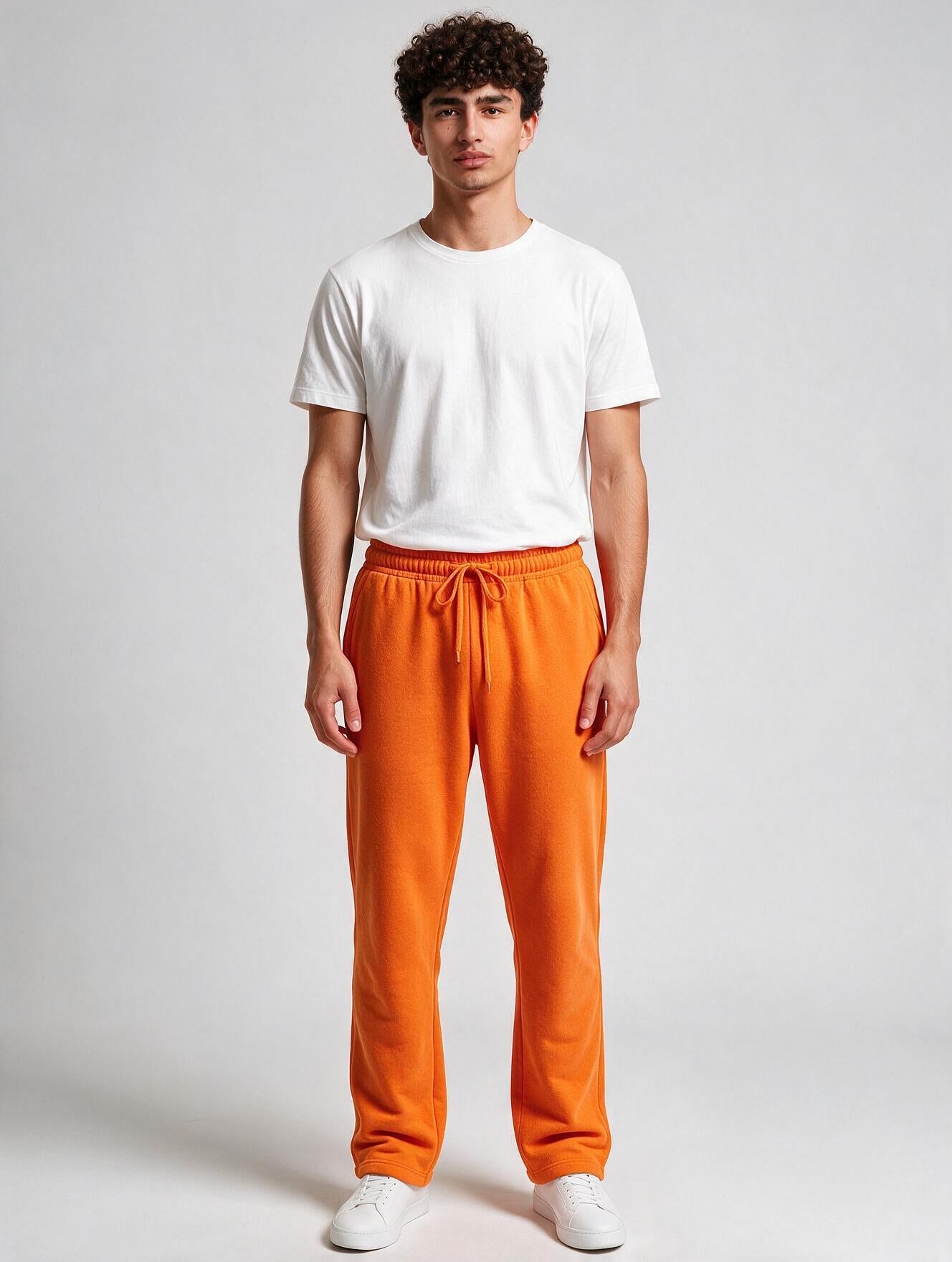 Straight-Leg Sweatpants
