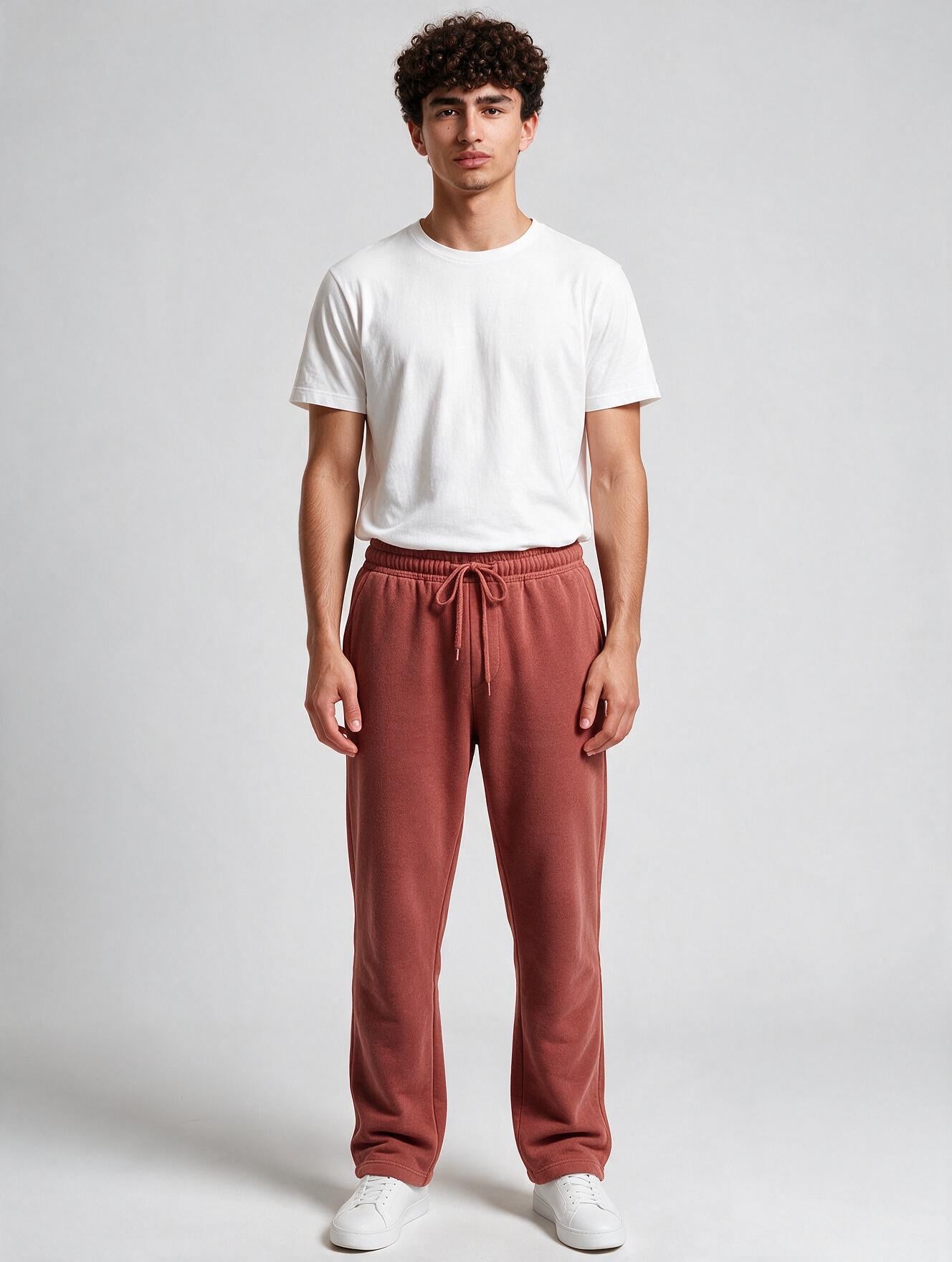 Straight-Leg Sweatpants