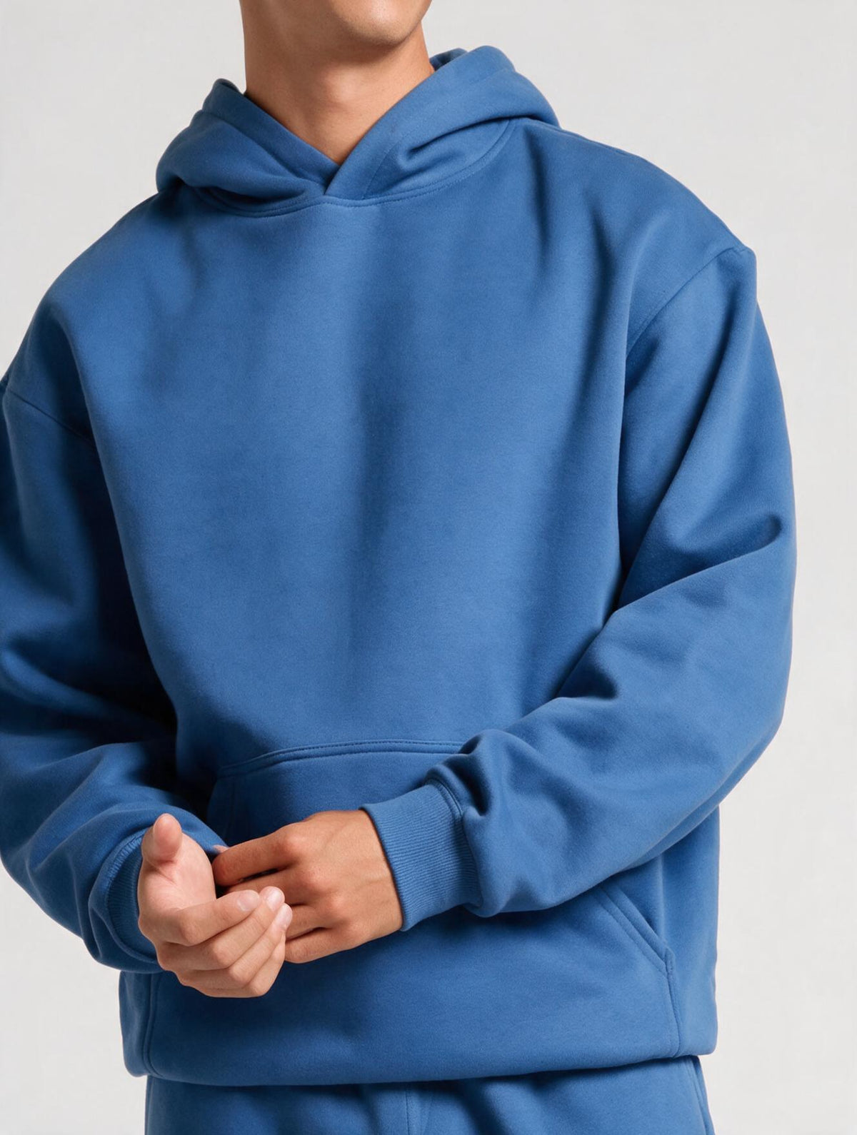 Heavyweight Hoodie - Blue - fixed