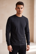 Long-Sleeve Crew - Black