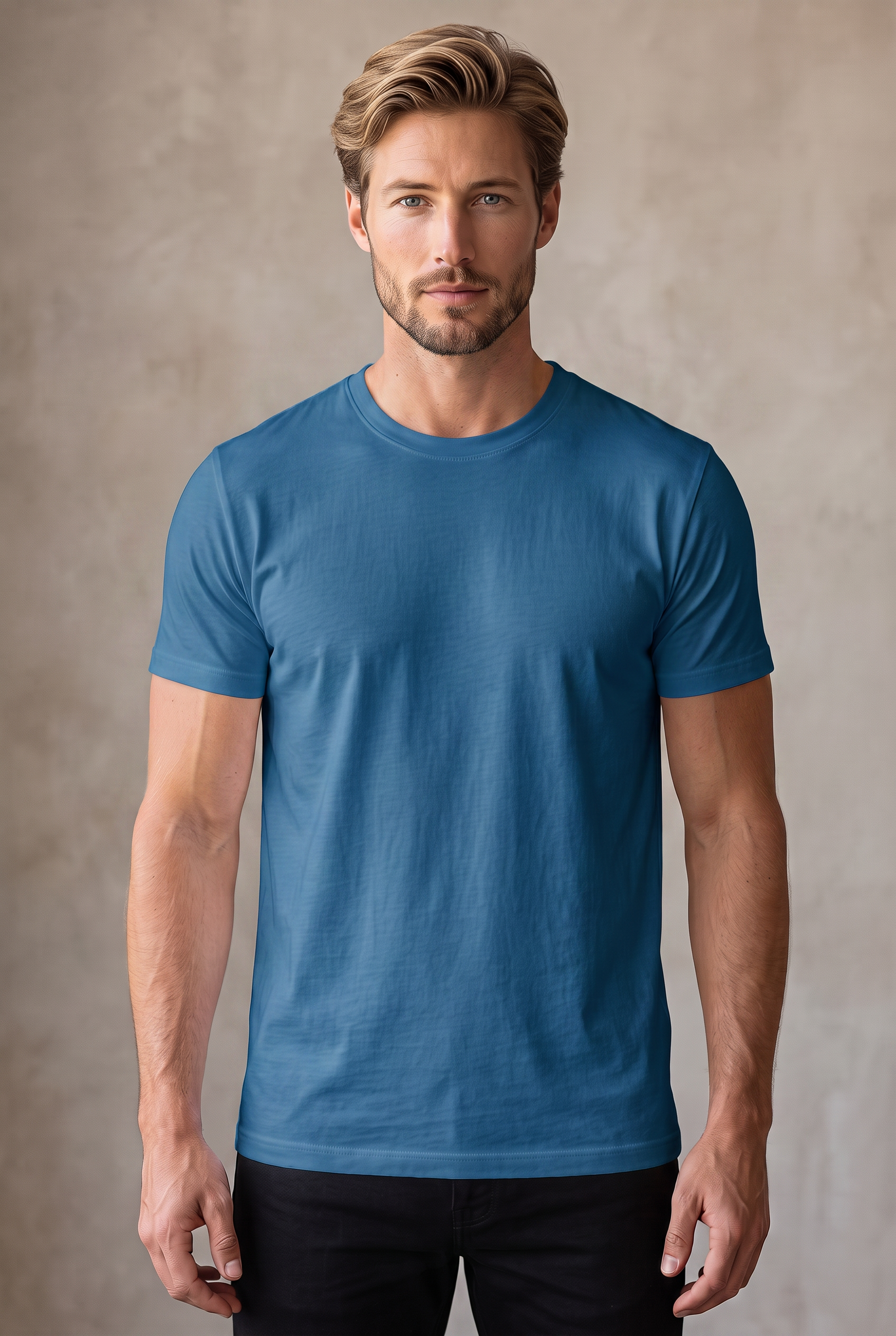 Classic Crew Tee - Ocean Blue